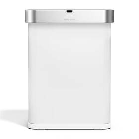 Bezdotykový odpadkový koš Simplehuman ST2049, 58 l bílý

 obrázek produktu 1 z 5