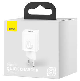 Nabíječka do sítě Baseus Super Si USB-C, 20 W, QC 3.0 bílá

 obrázek produktu 9 z 9