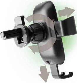 Držák do auta SBS Gravity s bezdrátovým nabíjením, 10 W, Qi černý

 obrázek produktu 2 z 3