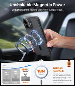 Kryt na mobil Torras Guardian Magnetic na Apple iPhone 17 černý

 obrázek produktu 7 z 8