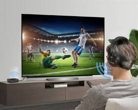 Sluchátka Technaxx bezdrátová TV s nabíjecí základnou černá

 obrázek produktu 3 z 4