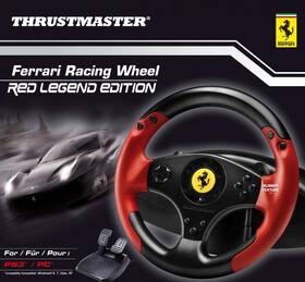 Volant Thrustmaster Ferrari Red Legend pro PC, PS3 + pedály černý

 obrázek produktu 3 z 3