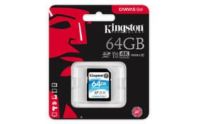 Paměťová karta Kingston SDXC 64GB UHS-I U3 (90R/45W) 

 obrázek produktu 2 z 9