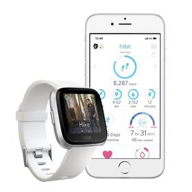 Chytré hodinky Fitbit Versa Lite - White Band / Silver Case 

 obrázek produktu 5 z 8