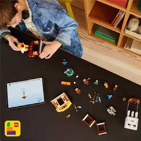 Stavebnice LEGO® Minecraft®  21273 Balón v podobě ďasa a útok na vesnici 

 obrázek produktu 4 z 9