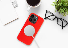 Kryt na mobil FIXED MagFlow s podporou MagSafe na Apple iPhone 14 Plus červený

 obrázek produktu 4 z 6