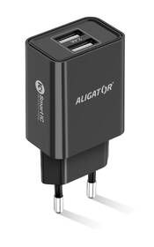 Nabíječka do sítě Aligator 2,4A, 2xUSB, smart IC černá

 obrázek produktu 1 z 3