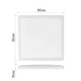 Stropní svítidlo EMOS FLORI, 30x30cm, 18W, 1800lm, neutrální bílá bílé

 obrázek produktu 1 z 4