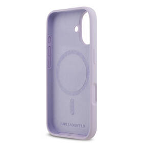 Kryt na mobil Karl Lagerfeld Liquid Silicone Karl and Choupette MagSafe na Apple iPhone 17 fialový

 obrázek produktu 6 z 7
