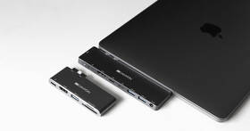 Dokovací stanice Canyon DS-5 5v1 Thunderbolt 3 - Apple Mackbook šedá

 obrázek produktu 13 z 19