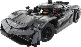 Stavebnice LEGO® Technic 42173 Šedé hyperauto Koenigsegg Jesko Absolut 

 obrázek produktu 1 z 9