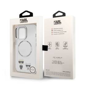 Kryt na mobil Karl Lagerfeld MagSafe Karl and Choupette na Apple iPhone 14 Pro průhledný

 obrázek produktu 3 z 3