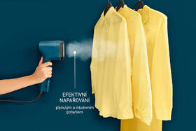 Ruční napařovač oděvů Tefal DT2020E1 Pure POP modrá barva
