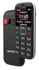 Mobilní telefon Aligator A720 4G Senior černá barva
