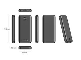 Powerbanka Swissten Power Line II 30000 mAh černá barva
