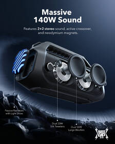 Přenosný reproduktor Anker Soundcore Boom 2 PLUS černý

 obrázek produktu 2 z 6