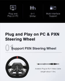 Řadící páka PXN A7 Shifter H černá

 obrázek produktu 13 z 14