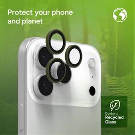 Ochranné sklo čočky fotoaparátu ZAGG InvisibleShield Premium GL (CameraRings) na Apple iPhone 17 Pro/17 Pro Max/16 Pro/16 Pro Max/15 Pro/15 Pro Max zelené

 obrázek produktu 10 z 11