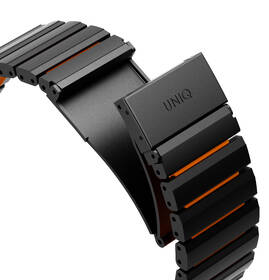 Řemínek Uniq Strova Flex na Apple Watch 49/46/45/44 mm černý/oranžový

 obrázek produktu 6 z 9
