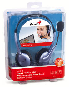 Headset Genius HS-04S, 2x 3,5mm jack černý/stříbrný

 obrázek produktu 2 z 8