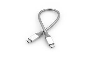 Kabel Verbatim USB-C/USB-C, 0,3 m stříbrný

 obrázek produktu 4 z 5