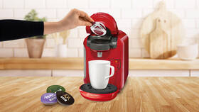 Espresso Bosch TAS1403 červená barva
