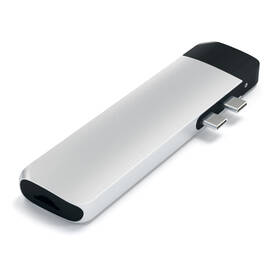USB Hub Satechi USB-C PRO Hub (HDMI 4K, Pass Through Charging, 1x USB 3.0, 1x MicroSD, Ethernet) stříbrný

 obrázek produktu 1 z 12