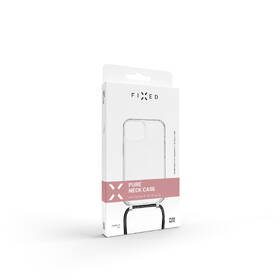 Kryt na mobil FIXED Pure Neck s černou šňůrkou na krk na Apple iPhone 14 Pro Max průhledný

 obrázek produktu 7 z 7