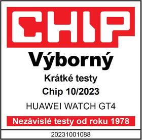 Chytré hodinky Huawei Watch GT 4 41mm - Gold + White Leather Strap 
