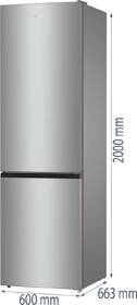 Chladnička s mrazničkou Gorenje NRC620BSXL4 nerez

 obrázek produktu 3 z 10