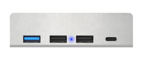 USB Hub Connect IT 4v1 na desku stolu, USB-C/3x USB stříbrný

 obrázek produktu 1 z 5
