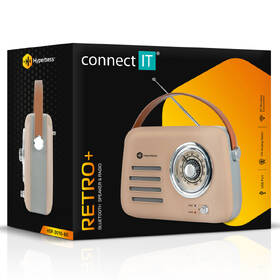 Radiopřijímač Connect IT Hyperbass RetroBEAT béžový

 obrázek produktu 4 z 5