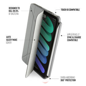 Pouzdro na tablet Pipetto Origami Pencil na Apple iPad mini 8.3" (2021) šedé

 obrázek produktu 7 z 9