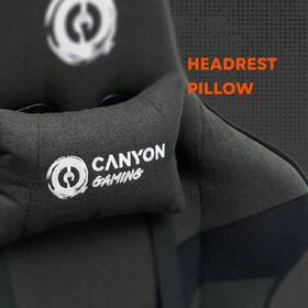 Herní židle Canyon Crest Fabric šedá

 obrázek produktu 12 z 19