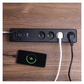 Kabel prodlužovací EMOS GoSmart, 4x zásuvka, 1x USB, 1x USB-C, vypínač, měření spotřeby, 2m černý/bílý

 obrázek produktu 7 z 7