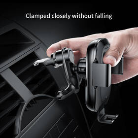 Držák na mobil Baseus Wireless Charger Smart Vehicle Bracket Air Vent černý

 obrázek produktu 6 z 7