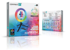 Světlo Connect IT Selfie10RGB kruhové 10" RGB LED 

 obrázek produktu 10 z 10