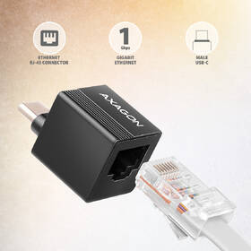 Síťová karta Axagon USB-C 3.2 Gen 1 - Gigabit Ethernet Mini černá

 obrázek produktu 1 z 5