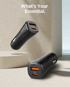 Adaptér do auta Spigen Essential 48W 1xUSB-C/1xUSB-A černý

 obrázek produktu 4 z 9