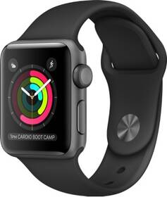 Chytré hodinky Apple 42mm pouzdro z vesmírně šedého hliníku – černý sportovní řemínek 

 obrázek produktu 1 z 10