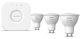 Startovací sada Philips 5,7W, GU10, White and Color Ambiance, 3ks + Bridge 

 obrázek produktu 2 z 4