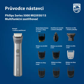 Zastřihovač multifunkční Philips MG5930/15 stříbrný

 obrázek produktu 7 z 7