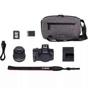 Digitální fotoaparát Canon R50 + RF-S 18-45 IS STM Travel KIT černý

 obrázek produktu 8 z 10