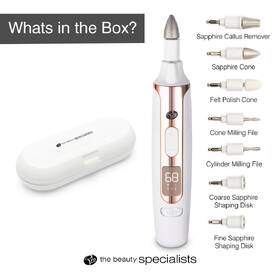 Elektrický pilník na nehty Rio NAPP bílý/rose gold

 obrázek produktu 14 z 22