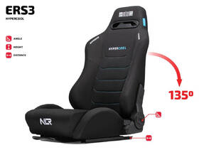 Přídavné sedadlo Next Level Racing ERS3 HYPERCOOL Ventilated černé

 obrázek produktu 6 z 6