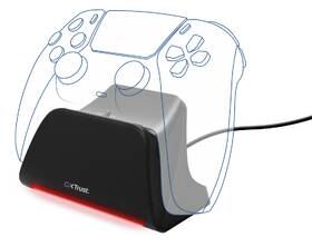 Dokovací stanice Trust GXT 255, PS5 controller černá

 obrázek produktu 3 z 11