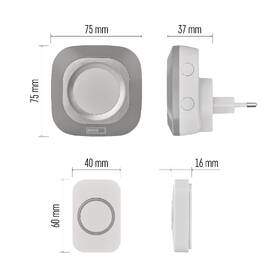 Zvonek bezdrátový EMOS P5733S do zásuvky 

 obrázek produktu 6 z 10