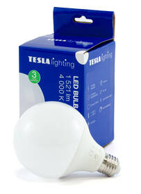 Žárovka LED Tesla Lightning globe G95 E27, 15W, denní bílá 

 obrázek produktu 2 z 2