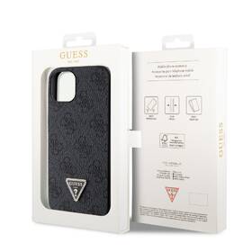 Kryt na mobil Guess 4G Strass Triangle Metal Logo na Apple iPhone 15 černý

 obrázek produktu 4 z 4