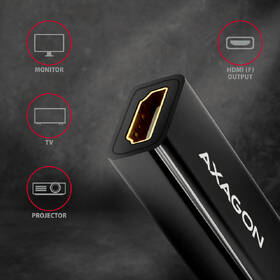 Redukce Axagon DisplayPort / HDMI 1.4, 4K/30Hz černá

 obrázek produktu 2 z 4
